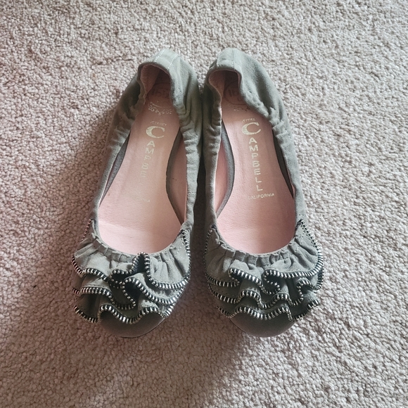 Jeffrey Campbell | Zipper Ruffle Flats - Size 5 - Picture 1 of 7